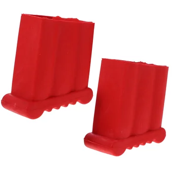 2 шт. накладка для лестничных ножек, накладка для лестничных ножек, противоскользящая накладка, защитная накладка (красная)