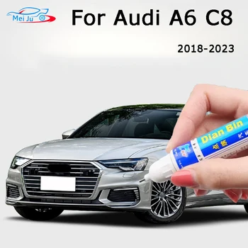 Для Audi A6 C8 2018-2023 Авторучка для ремонта царапин Авторучка для подкраски для стайлинга автомобилей средство для удаления царапин Техническое обслуживание автомобиля