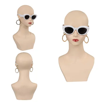 Женские Солнцезащитные очки для косплея Margot, серьги для очков, женская одежда для девочек, аксессуары для маскировки на Хэллоуин, Карнавал, вечеринку, Подарки