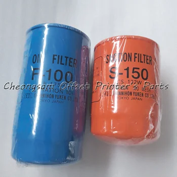 Импортный фильтр S-150 3Z0-2600-35I масляный фильтр F-100 3Z0-2600-34I Для Деталей Офсетной Печати komori