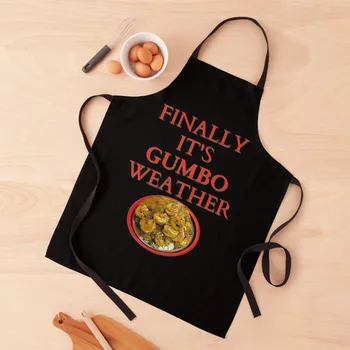 Наконец, фартук для еды и погоды Gumbo Cajun, куртка шеф-повара, мужской фартук для кухни и предметов домашнего обихода