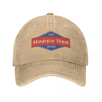 Счастливый Папа Сельтерская Ковбойская Шляпа вечерние шляпы пенопластовые вечерние шляпы Регбийная Шляпа Мужская Женская